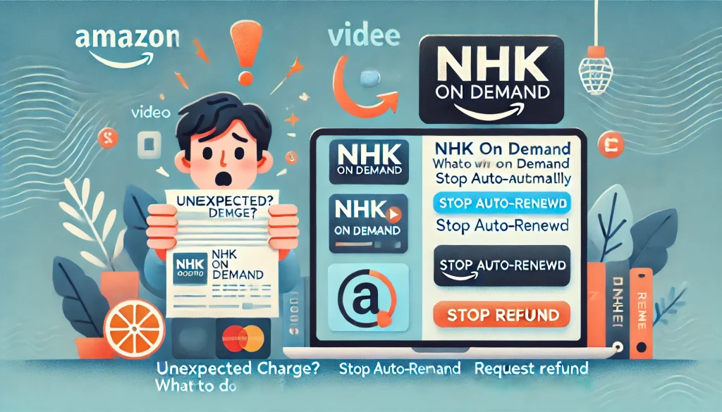 AmazonのNHKオンデマンドを勝手に登録された時の対処
